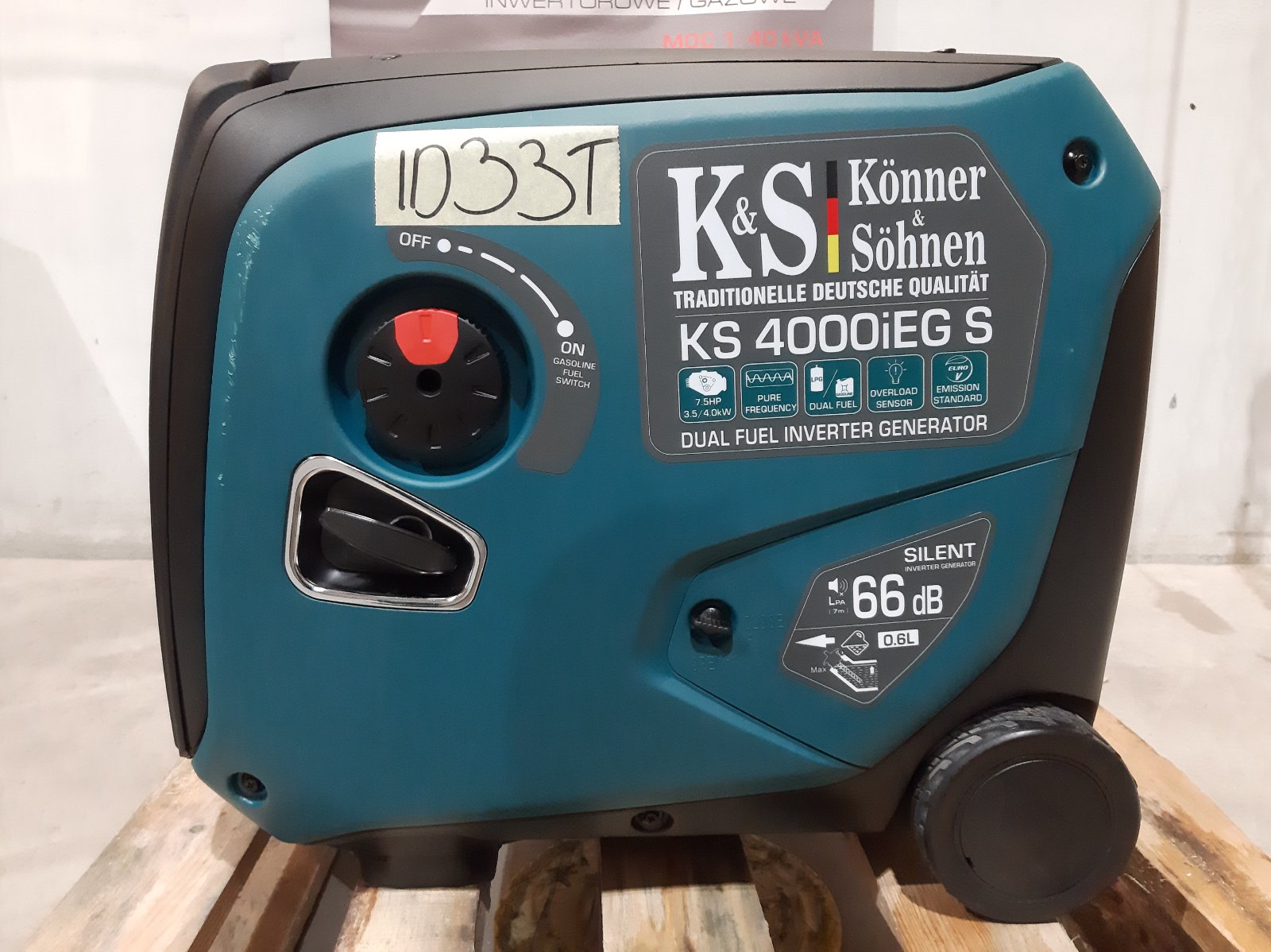 LPG/gasoline inverter generator KS 4000iEG S (ID 33T)