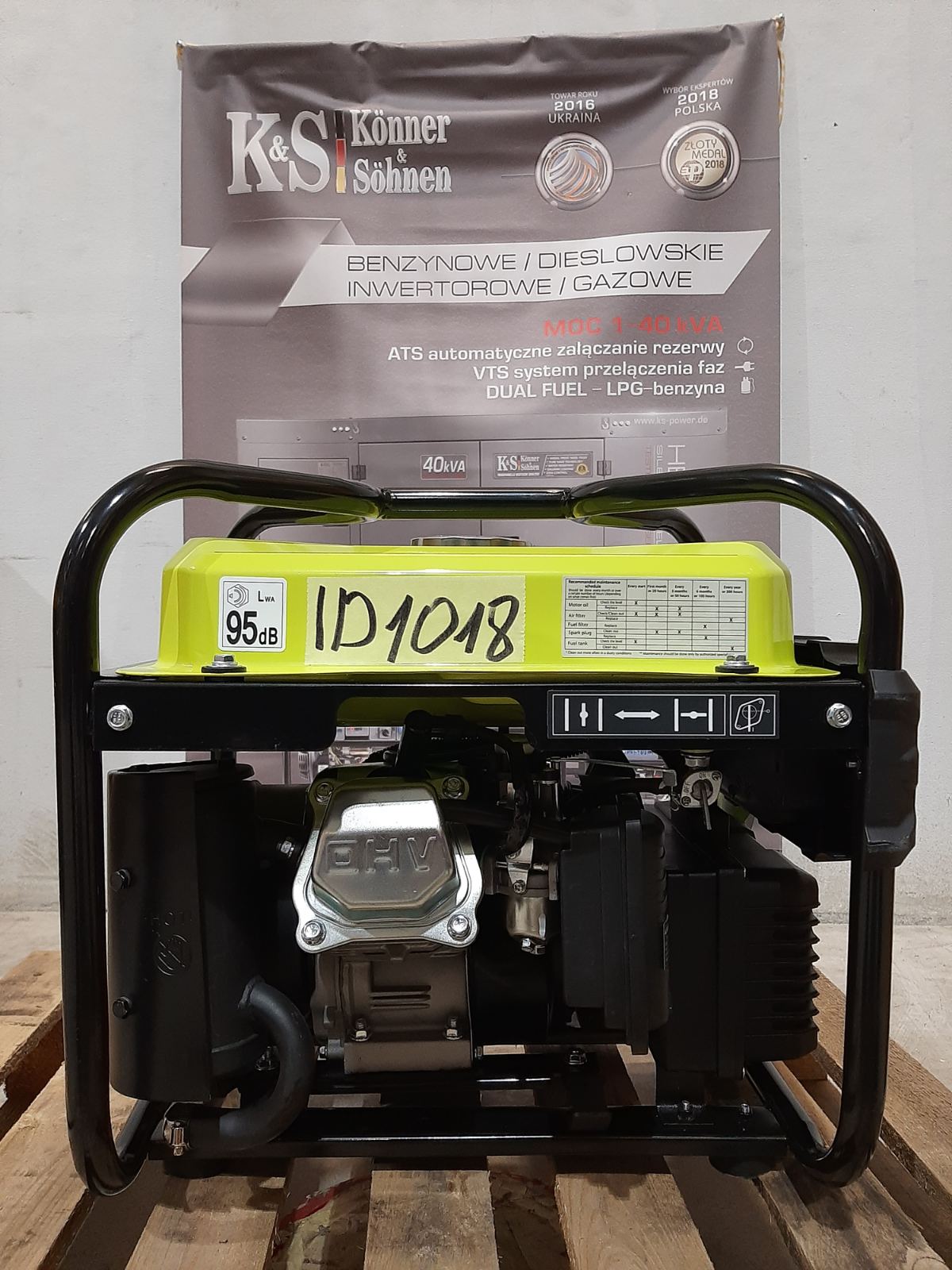 Inverter generator KSB 21i (ID 1018)