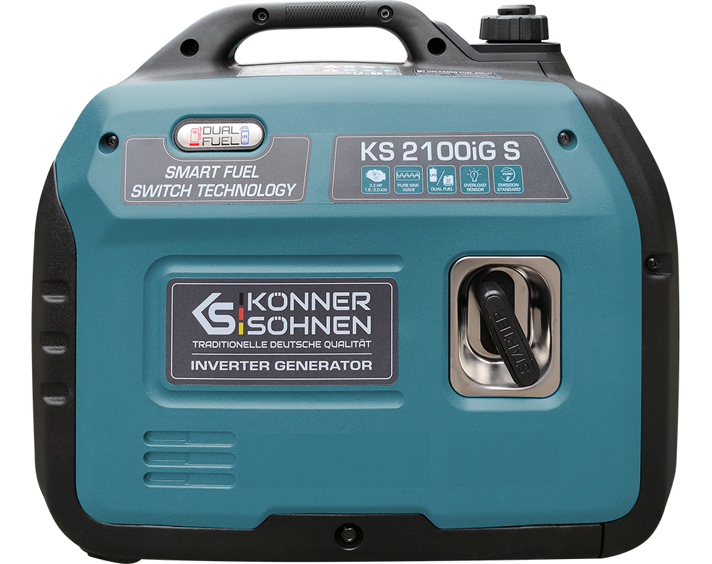 Générateur à essence-gaz de type inverter KS 2100iG S