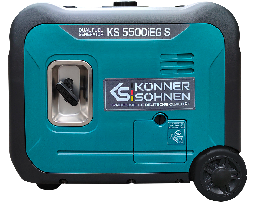 Générateur à essence-gaz de type inverter KS 5500iEG S