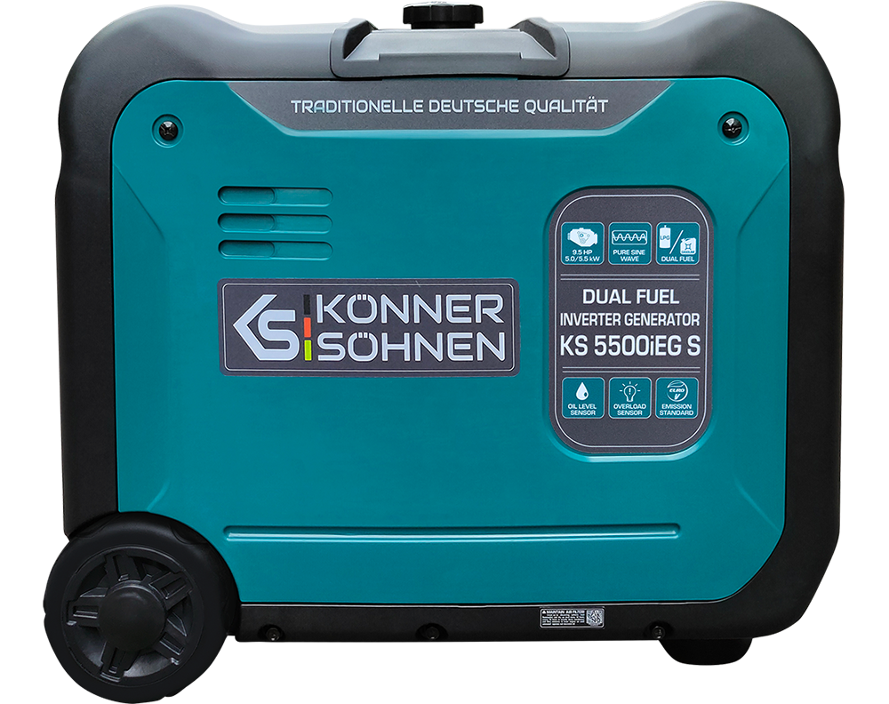 Generador inverter híbrido de gas/gasolina KS 5500iEG S