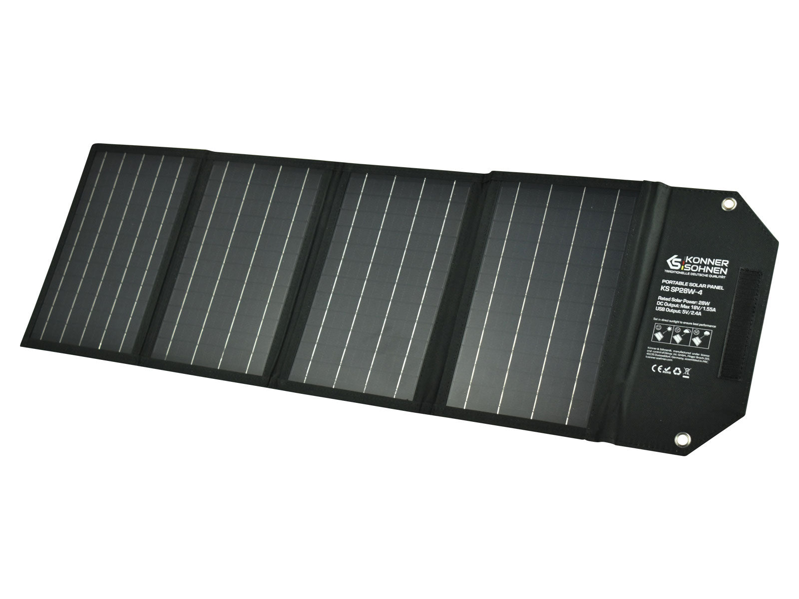 Portables Solarpanel KS SP28W-4
